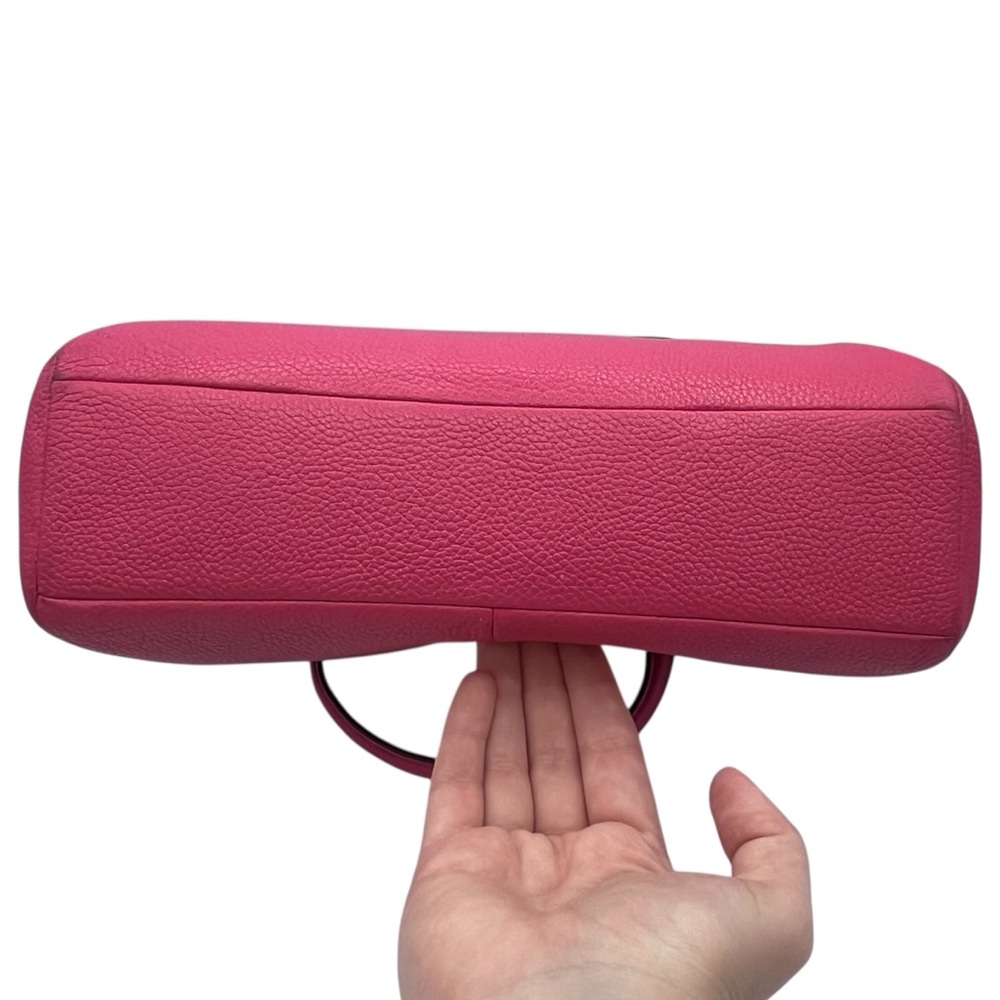 Coach Prairie Fuchsia Barbie Hot Pink Crossbody Top Handle Satchel Bag Purse - Picture 6 of 10